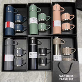 Vacuum Flask Set Stainless Steel Drinking Metal Water Bottle Gift High Quality Vacuum Flask Bottle