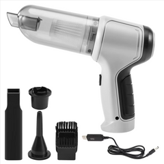 Mini Vacuum Cleaner for Car, Wireless Handheld Vacuum Cleaner, Strong Suction Hand Car Vacuum Cleaner, Portable Vacuum Cleaner for Home, Car, Office (Grey)