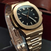 Patek Phillip Rose Gold Black Dial
