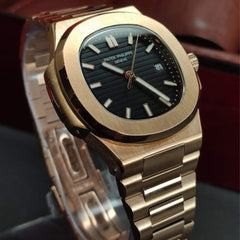 Patek Phillip Rose Gold Black Dial